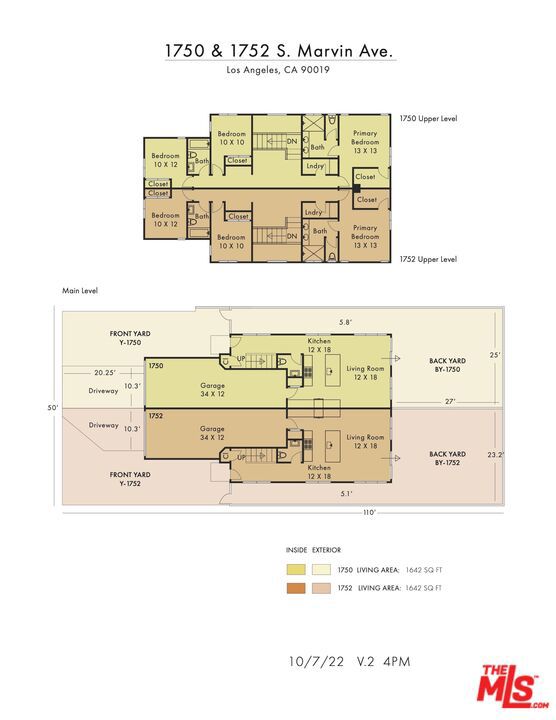 1750 Marvin, Los Angeles, California 90019, 3 Bedrooms Bedrooms, ,2 BathroomsBathrooms,Single Family Residence,For Sale,Marvin,22207055