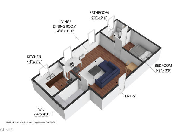 Detail Gallery Image 29 of 31 For 128 Lime Ave #14,  Long Beach,  CA 90802 - 1 Beds | 1 Baths