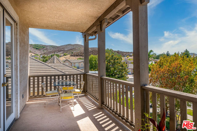 Covered balcony