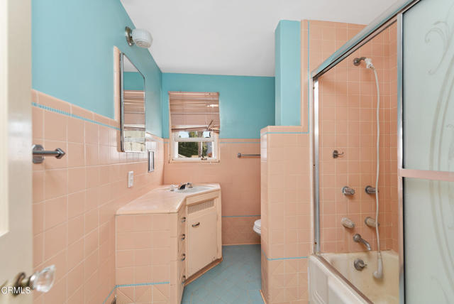 Period Pink and Blue Tiling