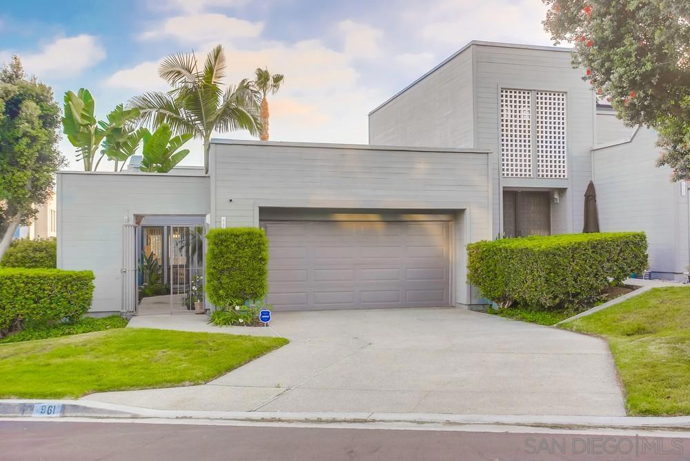 961 America Way Del Mar, California Beautifully updated and appointed townhome in the "Bluffs" section Spindrift is very private with a large open common space on the back. The open, bright and airy main level features newer wood-look floors, custom window coverings, honed quartz counters, stainless appliances and a deck with some views of the lagoon. There is a bedroom and bathroom on the main level and a large laundry/mudroom leading to the two car garage. The primary and secondary bedrooms are downstairs - each featuring their own private patio area. The primary suite has a large walk-in closet and leads to a large storage area with numerous possibilities....art studio, office or wine cellar. There are a total of 4 individual outdoor spaces on this home with a large, gated front courtyard and the three additional decks/patios. The Spindrift community has two pools and spas, beautiful landscaping and the water and trash are paid by the HOA. Just down the hill you will find the Flower Hill Shopping Center with boutique shops restaurants and Whole Foods. The beaches, fairgrounds and freeway access are all minutes away. Cool breezes without the overcast conditions a mile west! Complex Features: , Equipment: Dryer,Garage Door Opener, Range/Oven, Washer Sewer: Sewer Connected
