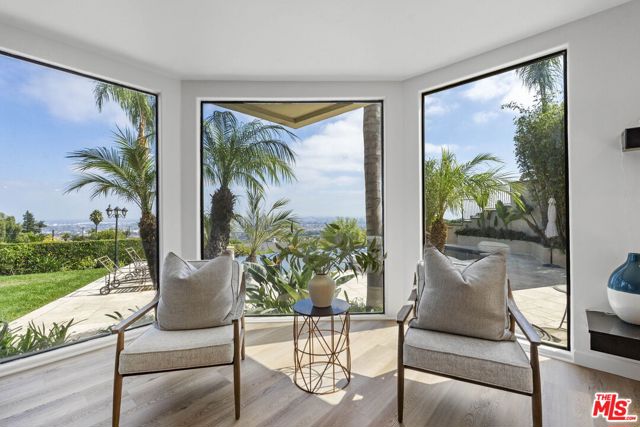 Room with a view sitting area