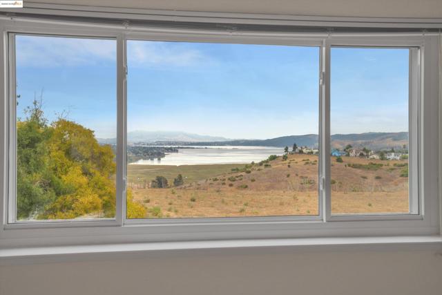 Detailed view of a water and mountain view