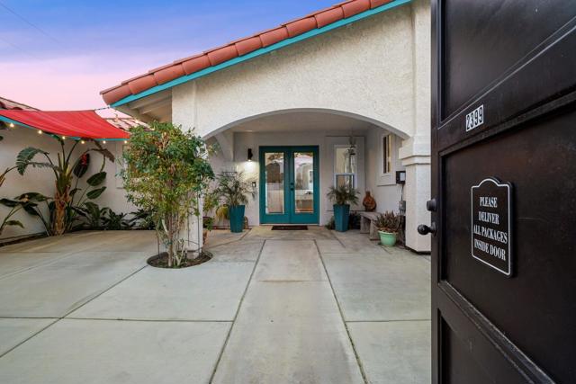 7 Courtyard Twilight Entry