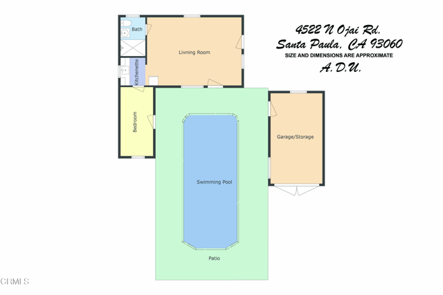 Detail Gallery Image 26 of 27 For 4522 Ojai Rd, Santa Paula,  CA 93060 - 2 Beds | 1/1 Baths