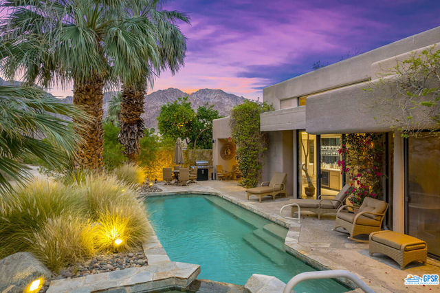 77060 Avenida Fernando La Quinta, California Grand private home on the rarely available mountain side of beautiful Los Estados with a majestic mountain view across the 17th fairway of the La Quinta Resort & Club's Mountain Golf Course. This secluded custom estate offers privacy, yet is just steps from the public amenities of the world famous La Quinta Resort & Club. Expansive interior (est. 3400+ sq.ft.), includes 3 large king bedroom suites, 3.5 baths, a spacious recreation area w/ regulation pool table, den (ofc/media rm) w/ sm patio. Lg living room w/ gas fireplace, open dining area adjacent to the fully equipped kitchen. The liv rm, dining area & master bedrm enjoy the dramatic view of the mountains just beyond the private swimming pool and spa. The pool lounging area has a gas grill & outdoor dining area. Newer roof ($30K), remodeled pool ($25K). Offered turnkey furnished. Note: Besides your own private pool/spa, there's also a large community pool/spa just up the street for use of all Los Estados owners. Rentals over 30 days allowed. For an investment buyer, this home has had ongoing excellent rental income. The seller/listing agent is a licensed real estate broker. CLICK ON THE VIRTUAL TOUR TO VIEW MORE!!!