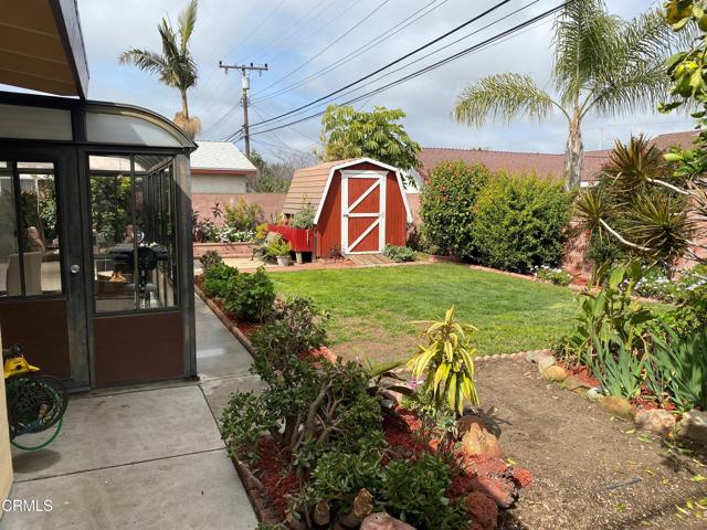 Back Yard, Sun Room and Garden Shed