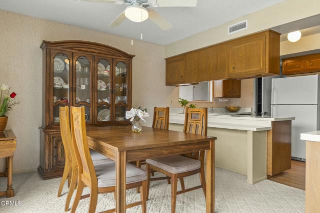 Bright dining room