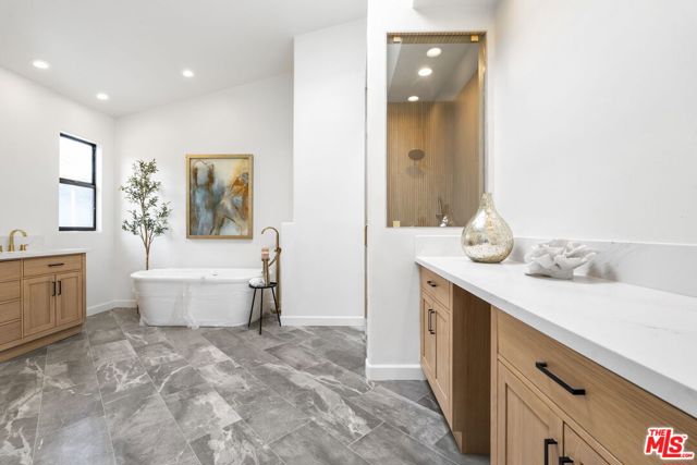 Primary bathroom upstairs