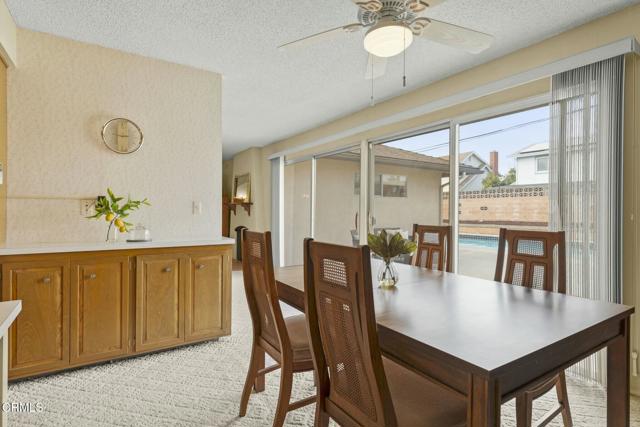 Bright dining room