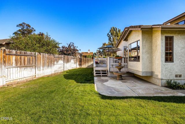 Backyard patio and Deck