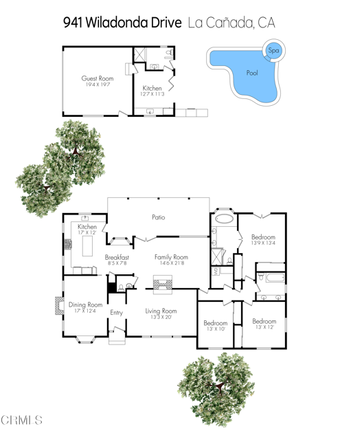 Detail Gallery Image 54 of 54 For 941 Wiladonda Dr, La Canada Flintridge,  CA 91011 - 3 Beds | 3/1 Baths