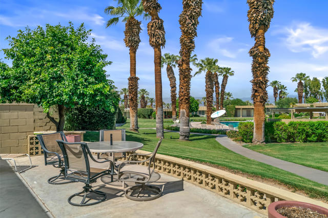 View from Poolside Patio