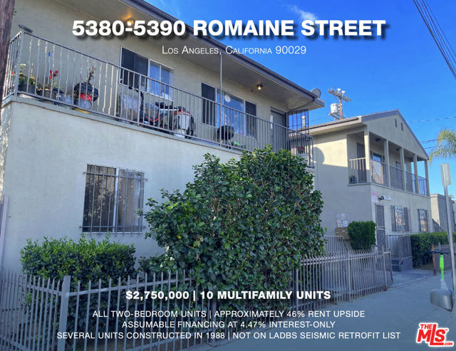 5380 Romaine Street, Los Angeles, California 90029, ,Multi-Family,For Sale,Romaine,24375779