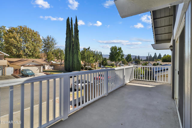 Upstairs Balcony