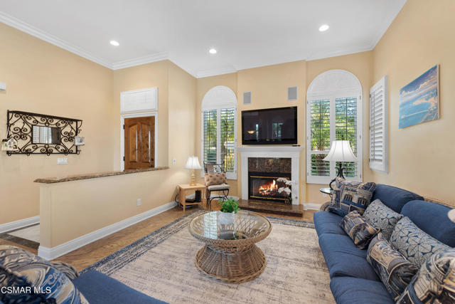 Family room and Fireplace