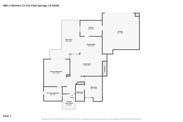 4881 S Winners Circle #B, Palm Springs, CA 92264