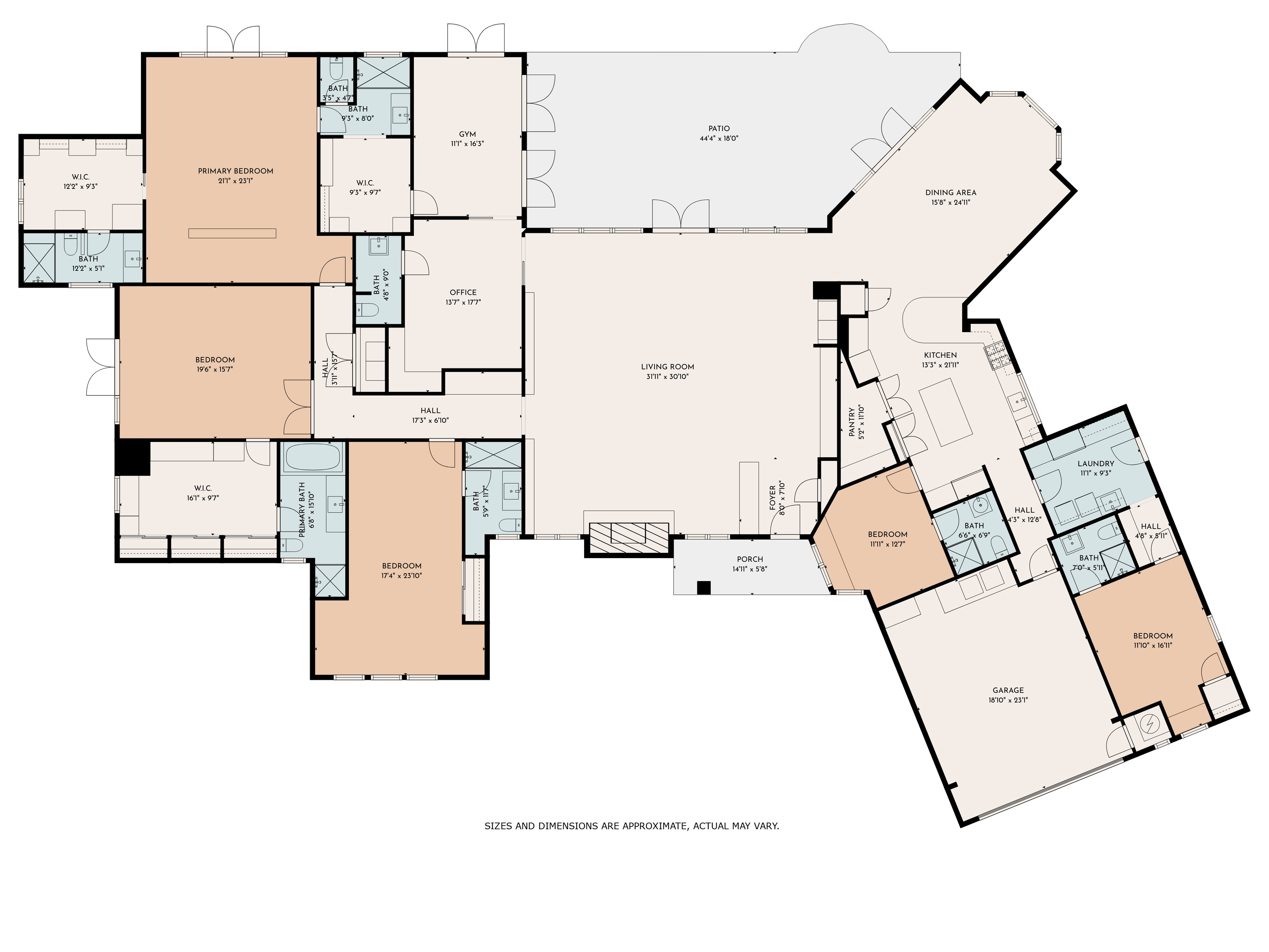 Main house floor plan