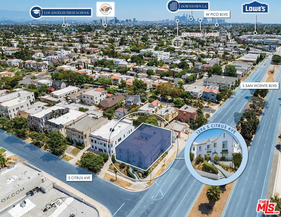 Multifamily at 493 San Vicente Boulevard