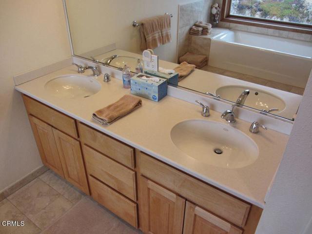 Primary bath double sink