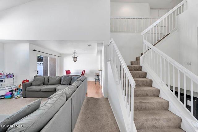 Orilla Walk Stairway and Living Room Are