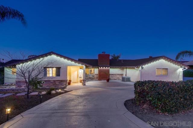 Highly sought-after 1 level Fletcher Hills home!