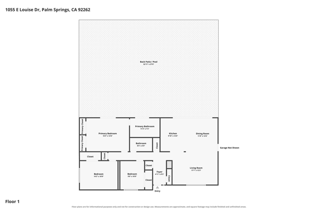 1055 E Louise Drive, Palm Springs, CA 92262