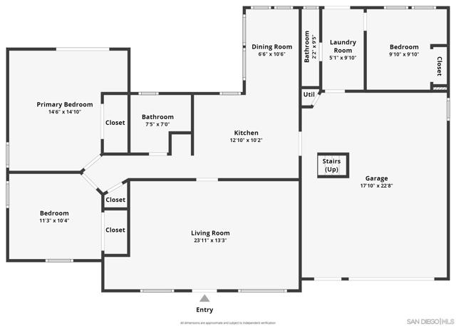 5088 Glen St, La Mesa, California 91942, 3 Bedrooms Bedrooms, ,2 BathroomsBathrooms,Single Family Residence,For Sale,Glen St,240021762SD