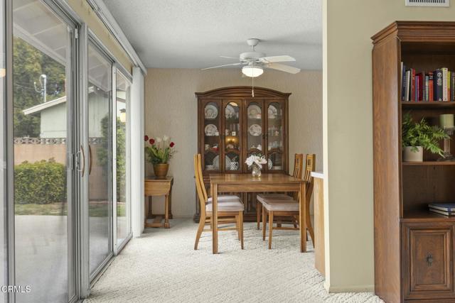 Bright dining room