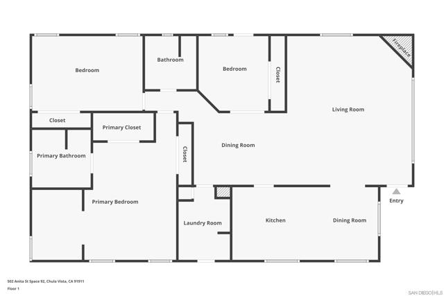 502 Anita St, Chula Vista, California 91911, 3 Bedrooms Bedrooms, ,2 BathroomsBathrooms,Residential,For Sale,Anita St,250019768SD