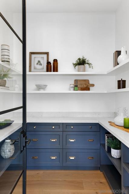 Large walk-in pantry.