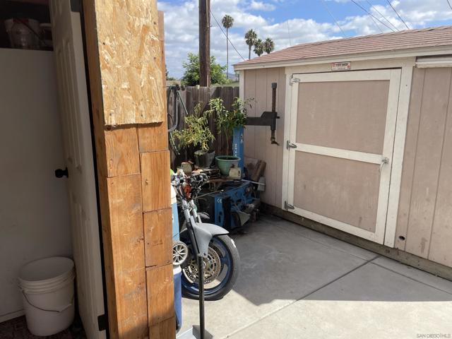 One of 2 Storage sheds.