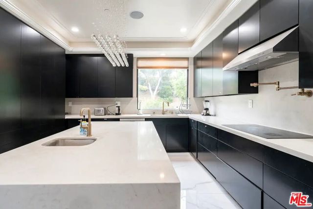 Gorgeous kitchen with plenty of sleek cabinet space