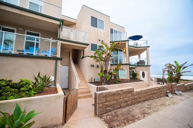 Steps to 3rd floor Penthouse (north side of the building).