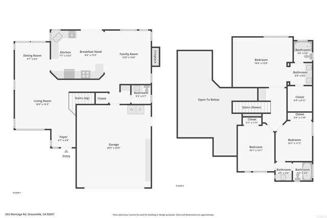 Detail Gallery Image 43 of 43 For 653 Montage Rd, Oceanside,  CA 92057 - 3 Beds | 2/1 Baths