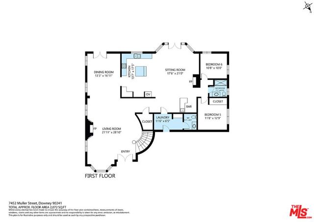 7452 Muller Street, Downey, California 90241, 5 Bedrooms Bedrooms, ,4 BathroomsBathrooms,Single Family Residence,For Sale,Muller,24406833