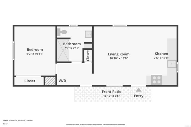 Detail Gallery Image 18 of 18 For 1549 N Vulcan Ave #20,  Encinitas,  CA 92024 - 1 Beds | 1 Baths