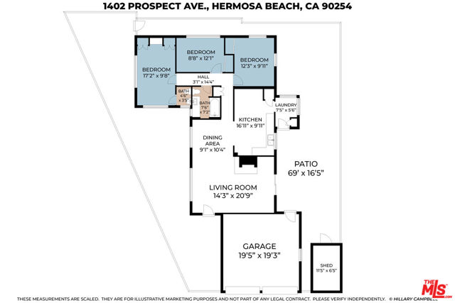 1402 Prospect Avenue, Hermosa Beach, California 90254, 3 Bedrooms Bedrooms, 0 ,1 BathroomBathrooms,Residential,For Sale,Prospect,0,26838145