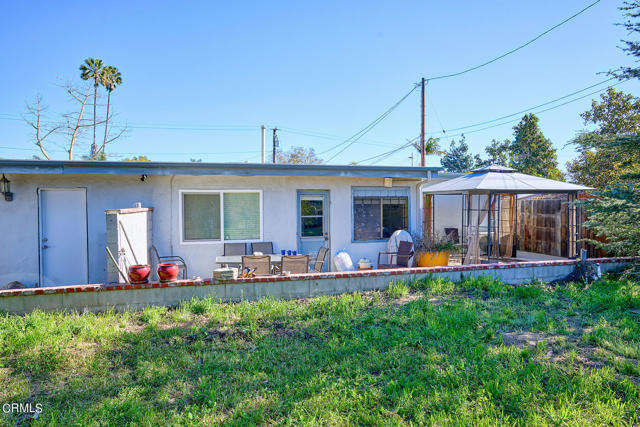 Rear house- patio