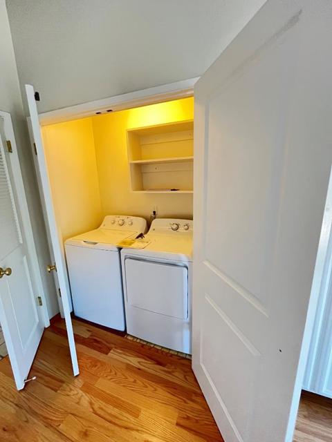 New washer / dryer in closet in family room
