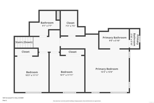Detail Gallery Image 40 of 41 For 1047 Arrowood Trail, Vista,  CA 92081 - 3 Beds | 2/1 Baths