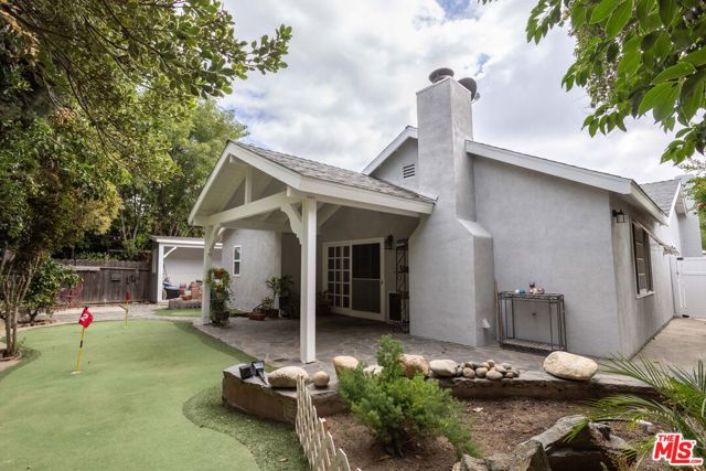 Rear Yard View Putting Green