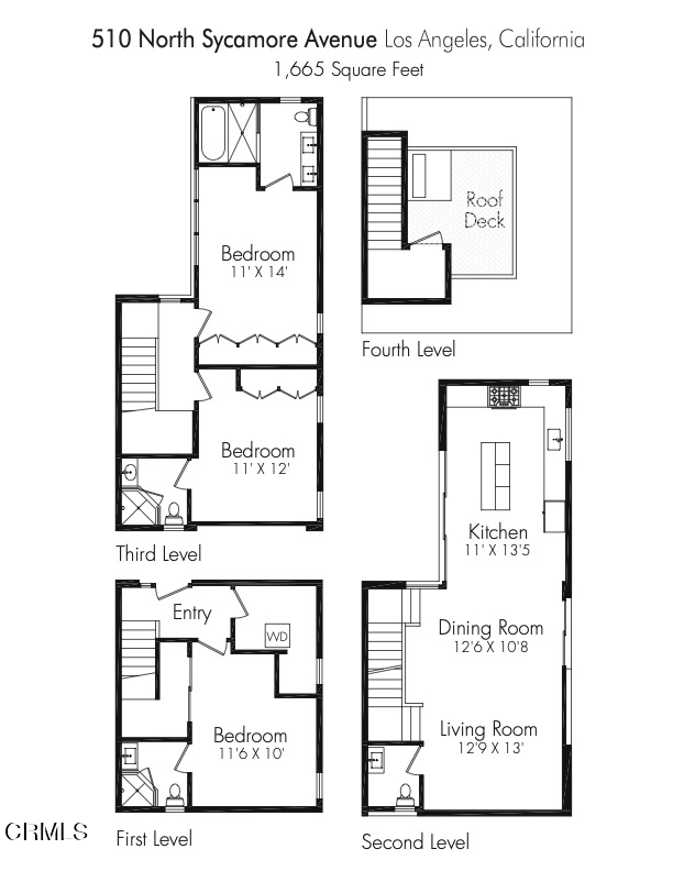 Detail Gallery Image 32 of 32 For 510 N Sycamore Ave, Los Angeles,  CA 90036 - 3 Beds | 3/1 Baths