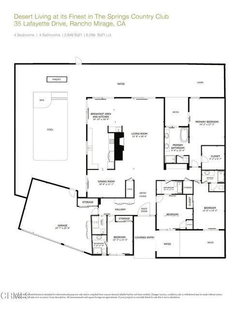 Detail Gallery Image 53 of 54 For 35 Lafayette Dr, Rancho Mirage,  CA 92270 - 4 Beds | 4 Baths