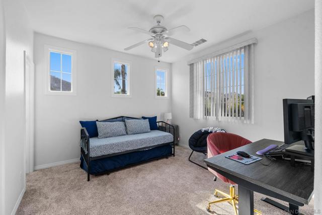 bedroom 3, upstairs at top of stairway