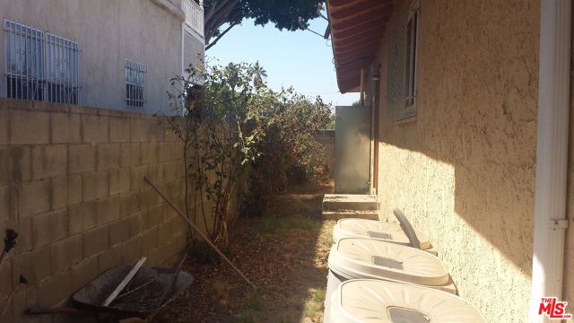 South Side of Property