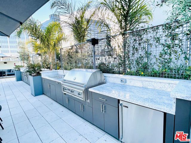 Roof deck BBQ
