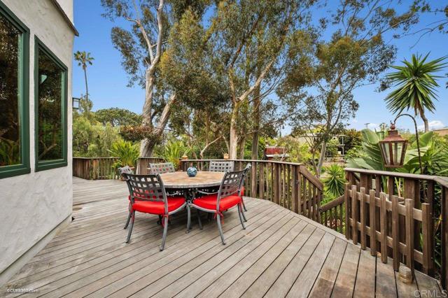 When entertaining the beautiful views from the back deck provide the perfect backdrop