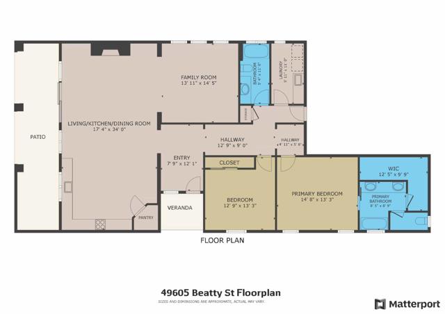 49605 Beatty St Floorplan