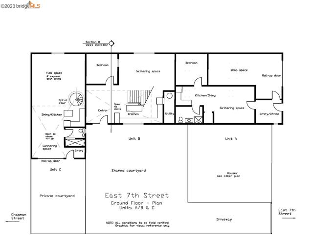 East 7th Street_Ground Floor Plan_A B C
